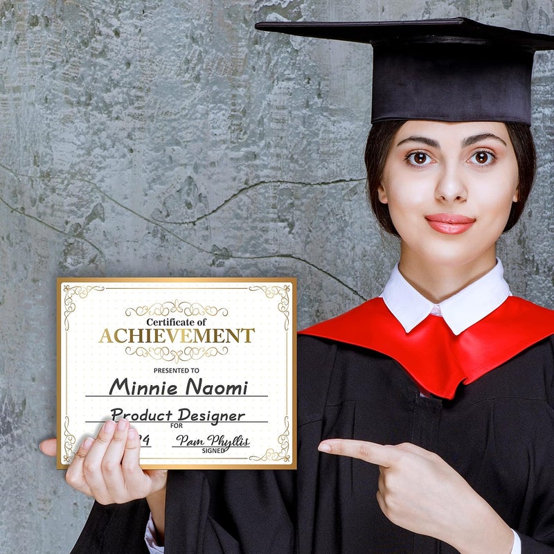 Disfuco Award Certificates - Certificate of Achievement for Students, School Graduation Ceremony, Kindergarten Preschool certificates of Completion - 25 Award Certificates (aa02) - Image 4